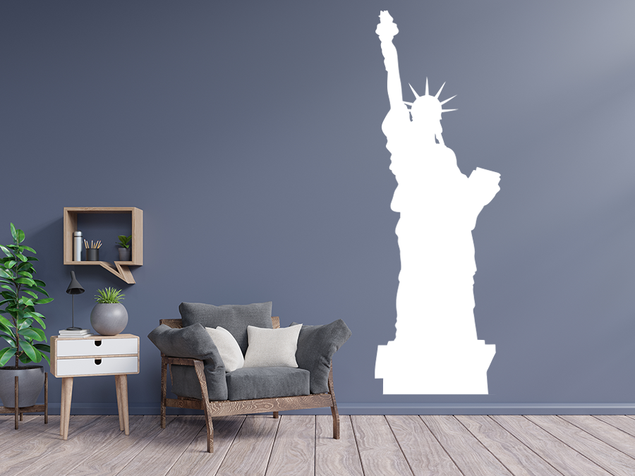 Wandtattoo New York Freiheitsstatue LIBERTY 150 x 49 cm WT-0015