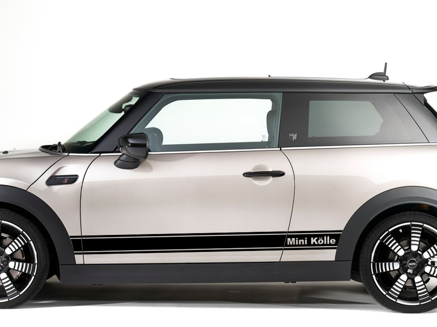 Aufkleber Mini Kölle Zierstreifen Set 2-teilig für Mini Cooper AG-0016