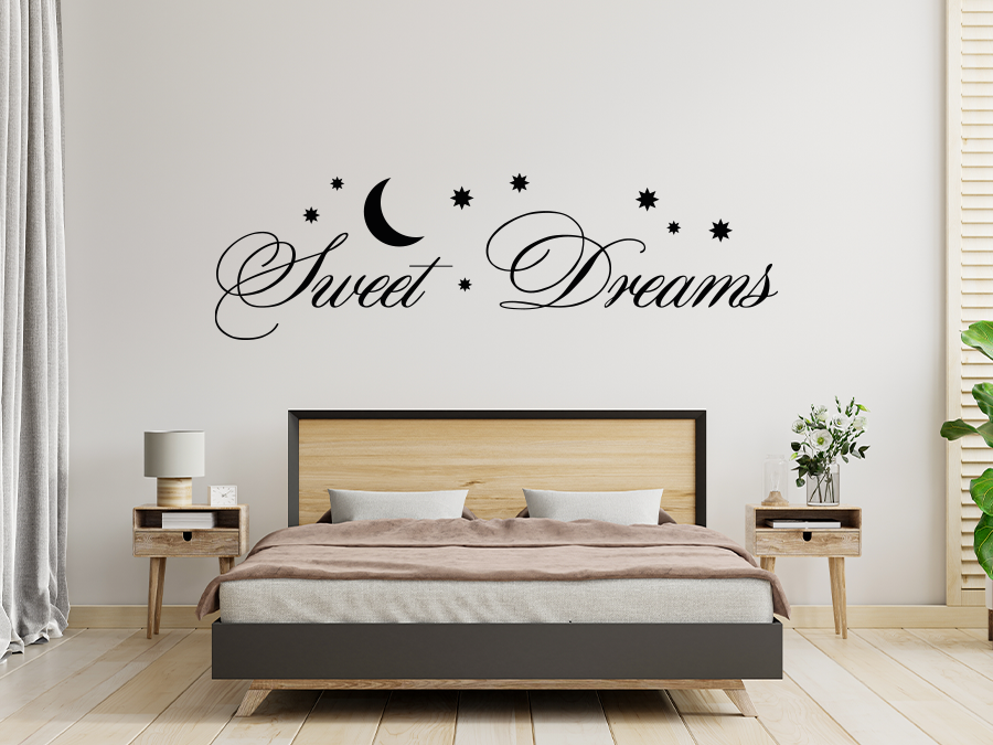 Wandtattoo Sweet Dreams bis zu 240 x 71 cm WT-0017