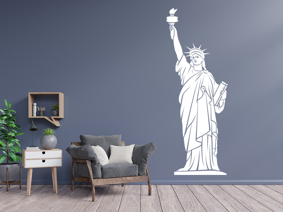 Wandtattoo New York LIBERTY Statue bis 240 cm  WT-0016