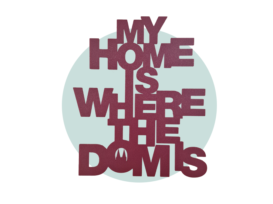 My Home is where the Dom is | Kölsche Wanddekoration 3D-Druck | 2 Varianten |  3D-0073
