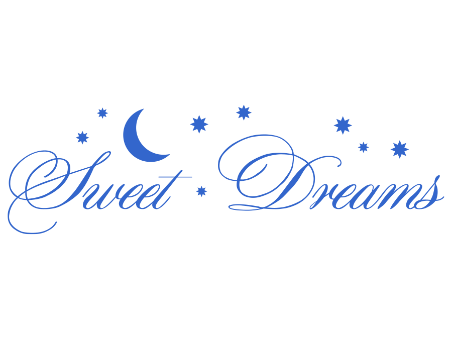 Wandtattoo Sweet Dreams bis zu 240 x 71 cm WT-0017