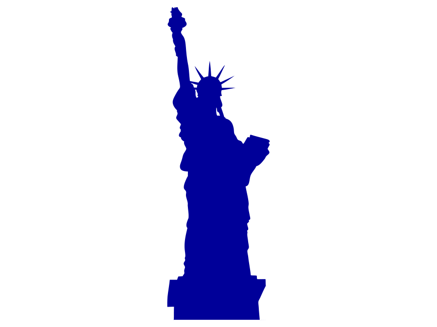 Wandtattoo New York Freiheitsstatue LIBERTY 150 x 49 cm WT-0015