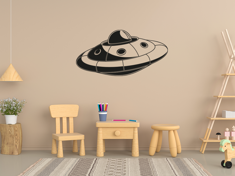 Wandtattoo Ufo 100 x 50 cm WT-0172