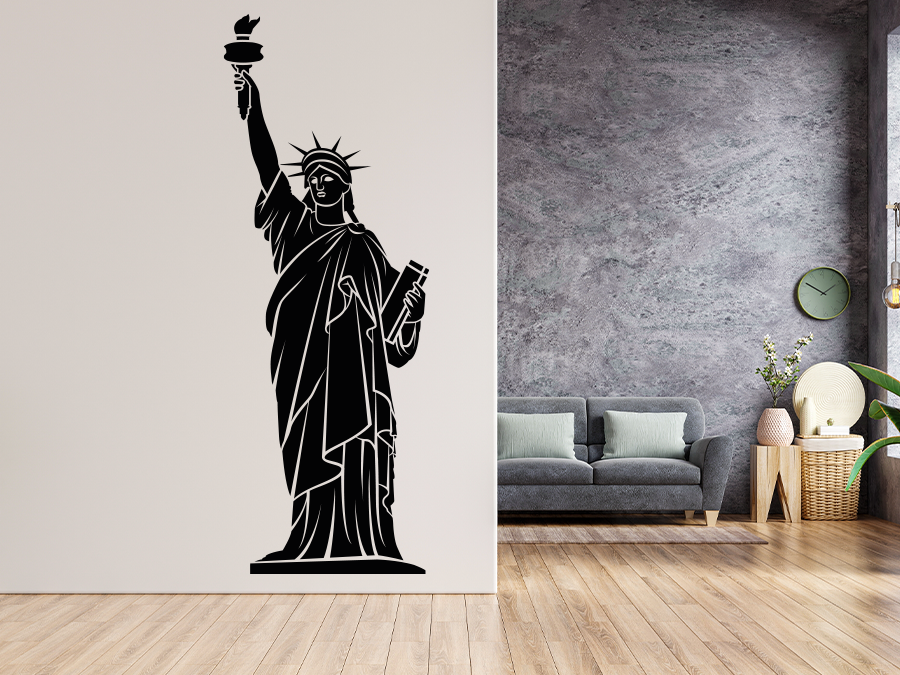 Wandtattoo New York LIBERTY Statue bis 240 cm  WT-0016