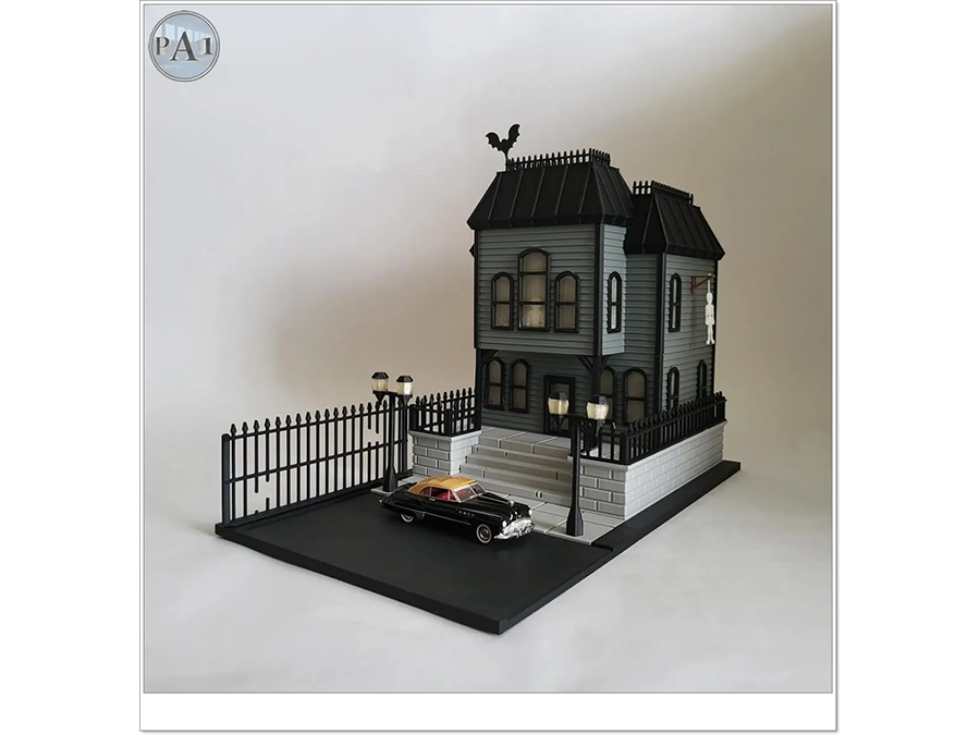 Spukhaus – The Haunted House | Diorama 1:64 | Modellbausatz | PA1 Authorized Reseller |  3D-0054