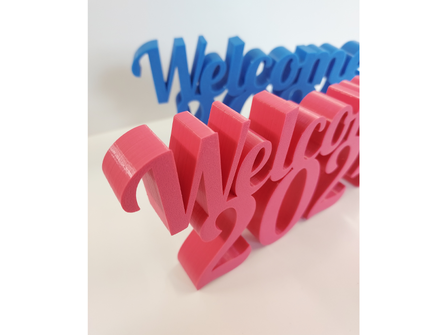 Welcome 2024 Willkommen neues Jahr 3D-0011