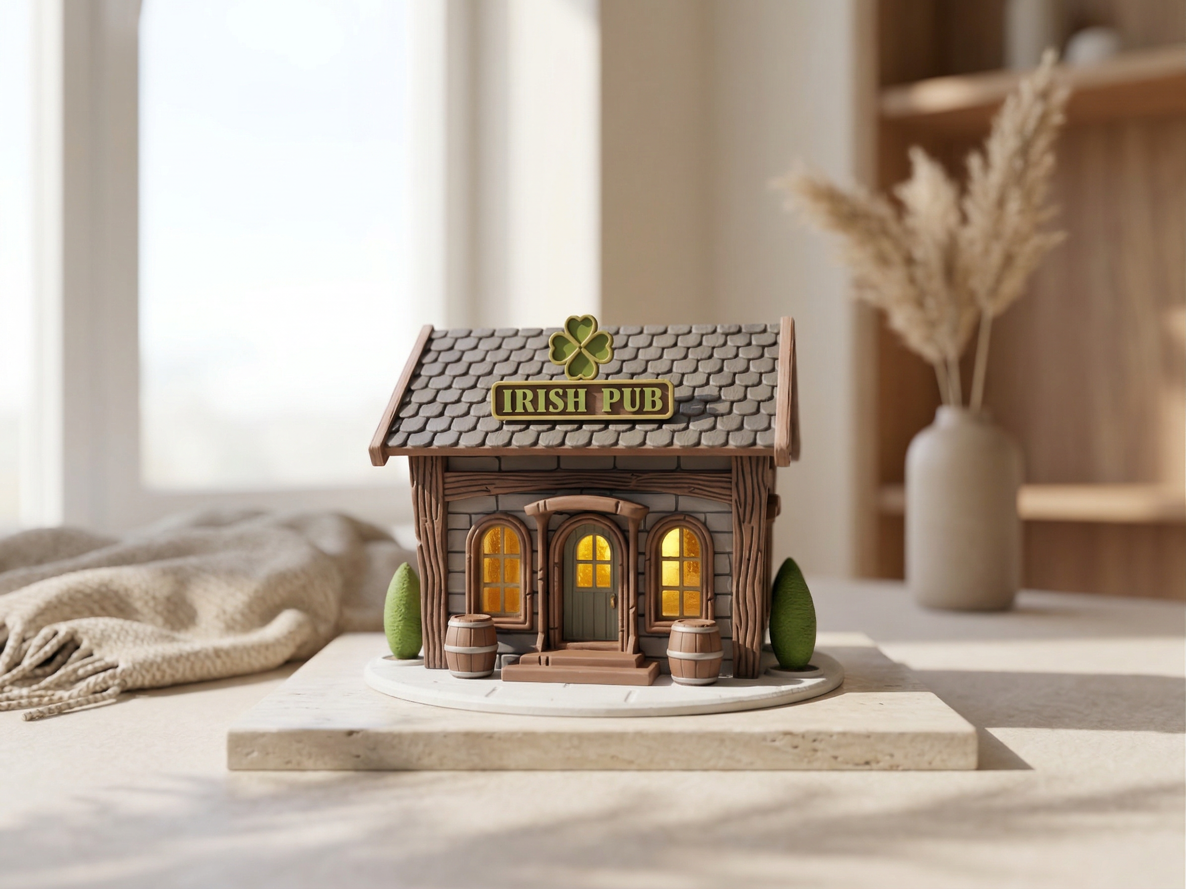 St.Patricks Irish Pub Haus Feenhaus | 3D-gedruckter Bausatz | PA1 Authorized Reseller