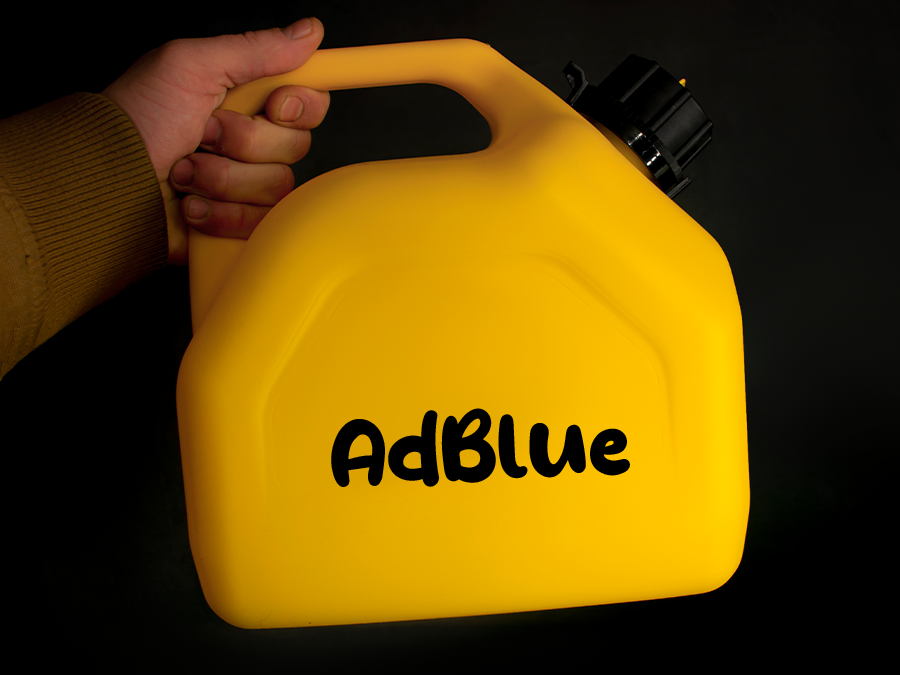 Aufkleber AdBlue personalisierte Schrift 15 cm hoch AG-0815
