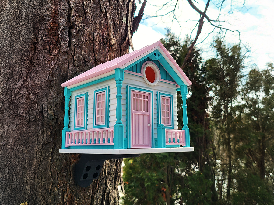 Vogelhaus Lovely Countryside - 3D gedruckter Bausatz | wasserfestes PETG | zum Selbstaufbau | PA1 Authorized Reseller | 3D-0111