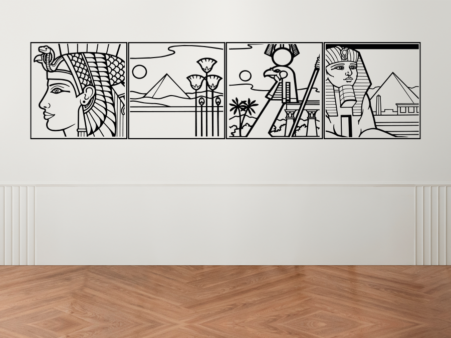 Wandtattoo Ägypten bis 240 x 60 cm WT-0018