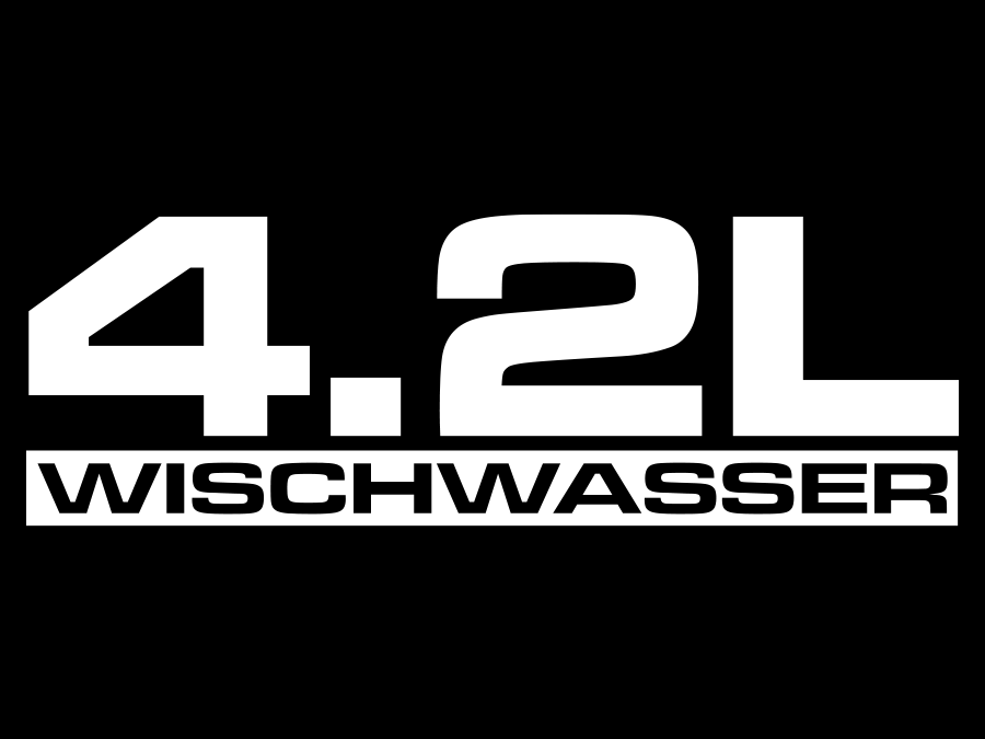 Aufkleber 4.2L Wischwasser JDM Sticker 12 x 4 cm AG-0082