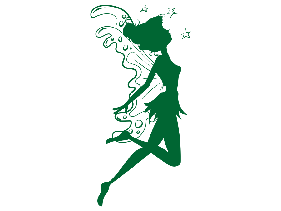 Wandtattoo Elfe, Fee 120 x 60 cm WT-0134