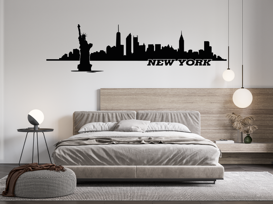 Wandtattoo New York Skyline neue Türme bis 150 x 40 cm WT-0104