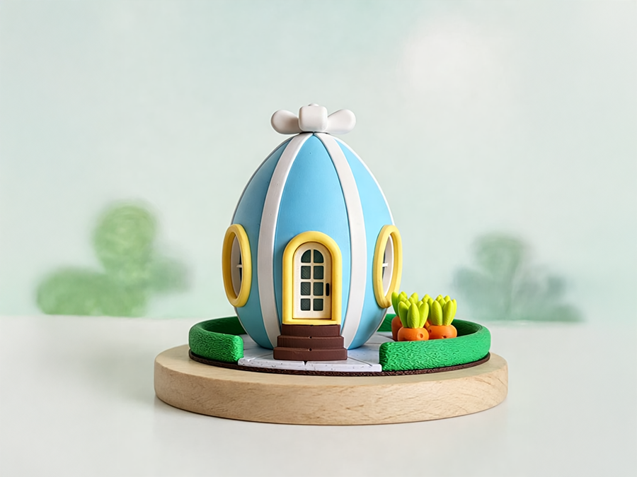 Feenhaus Oster Ei, Osterhaus | 3D-Druck | PA1 Authorized Reseller | 3D-0087