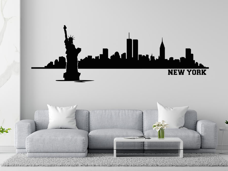 Wandtattoo New York Skyline bis zu 240 x 77 cm WT-0012