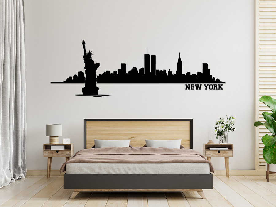 Wandtattoo New York Skyline bis zu 240 x 77 cm WT-0012