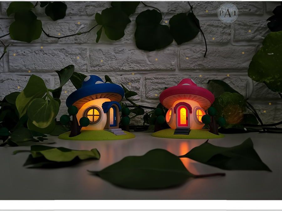 Vogelhaus Fee-Stil | Fairy House | – 3D-gedruckter Bausatz | wetterfestes PETG | zum Selbstaufbau | PA1 Authorized Reseller |  3D-0055
